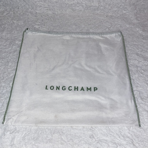 New Longchamp Cavalcade Lambskin Leather Shoulder Tote Bag Purse Black - Picture 16 of 16